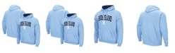 Colosseum Men's Light Blue Rhode Island Rams Arch and Logo Pullover Hoodie